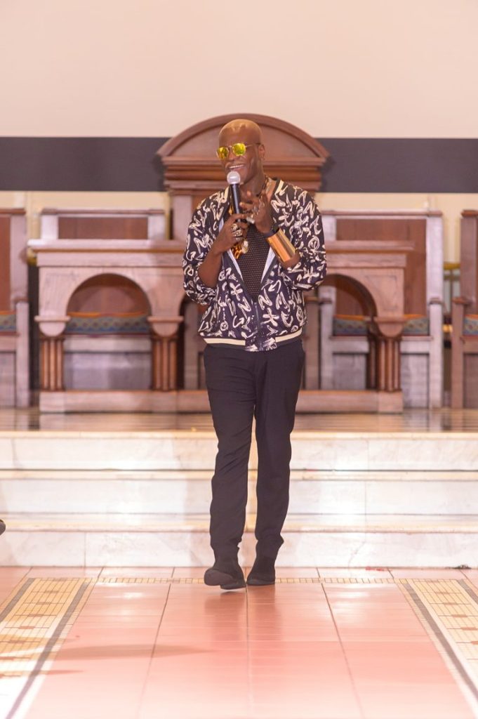 Xtian Aki performing live at Fashion Sizzle New York Fashion Week