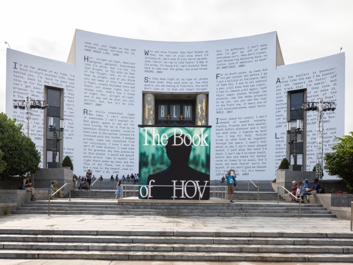 The Book of HOV” exhibit by Roc Nation celebrates the life and work of Shawn “Jay-Z” Carter