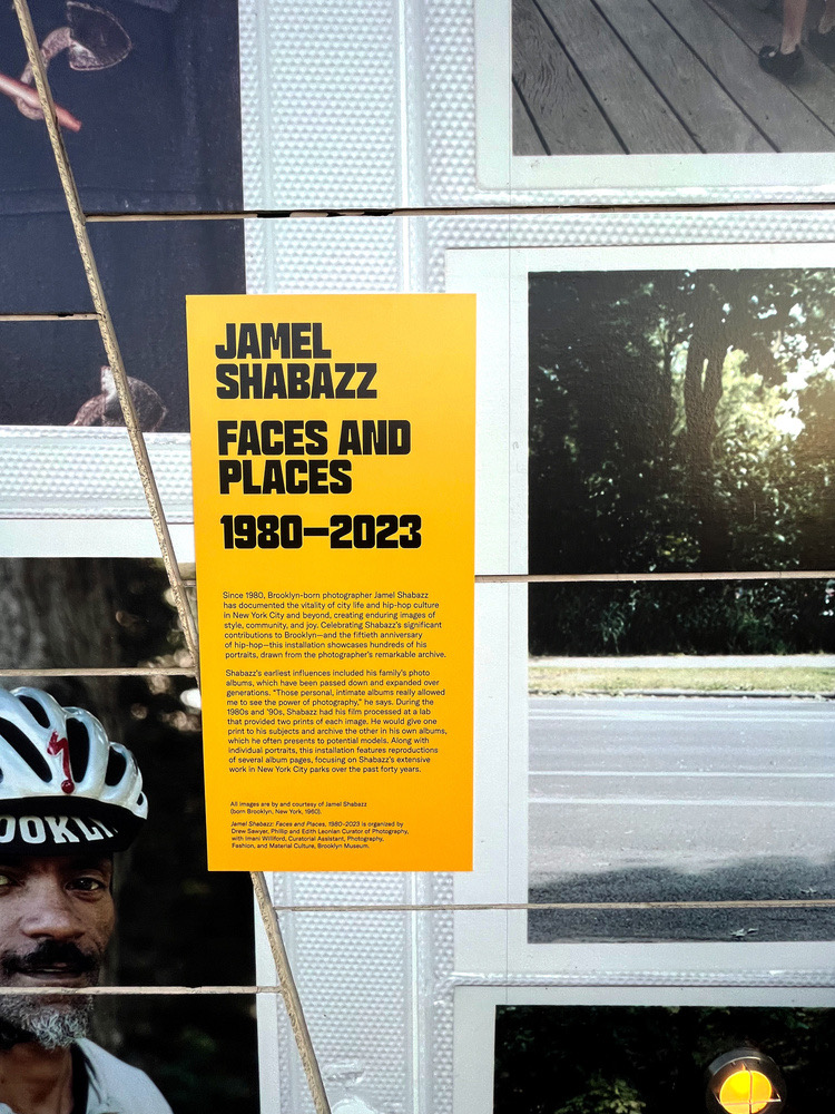 Jamel Shabazz: Faces and Places, 1980–2023 Exhibition @ Brooklyn Museum Plaza