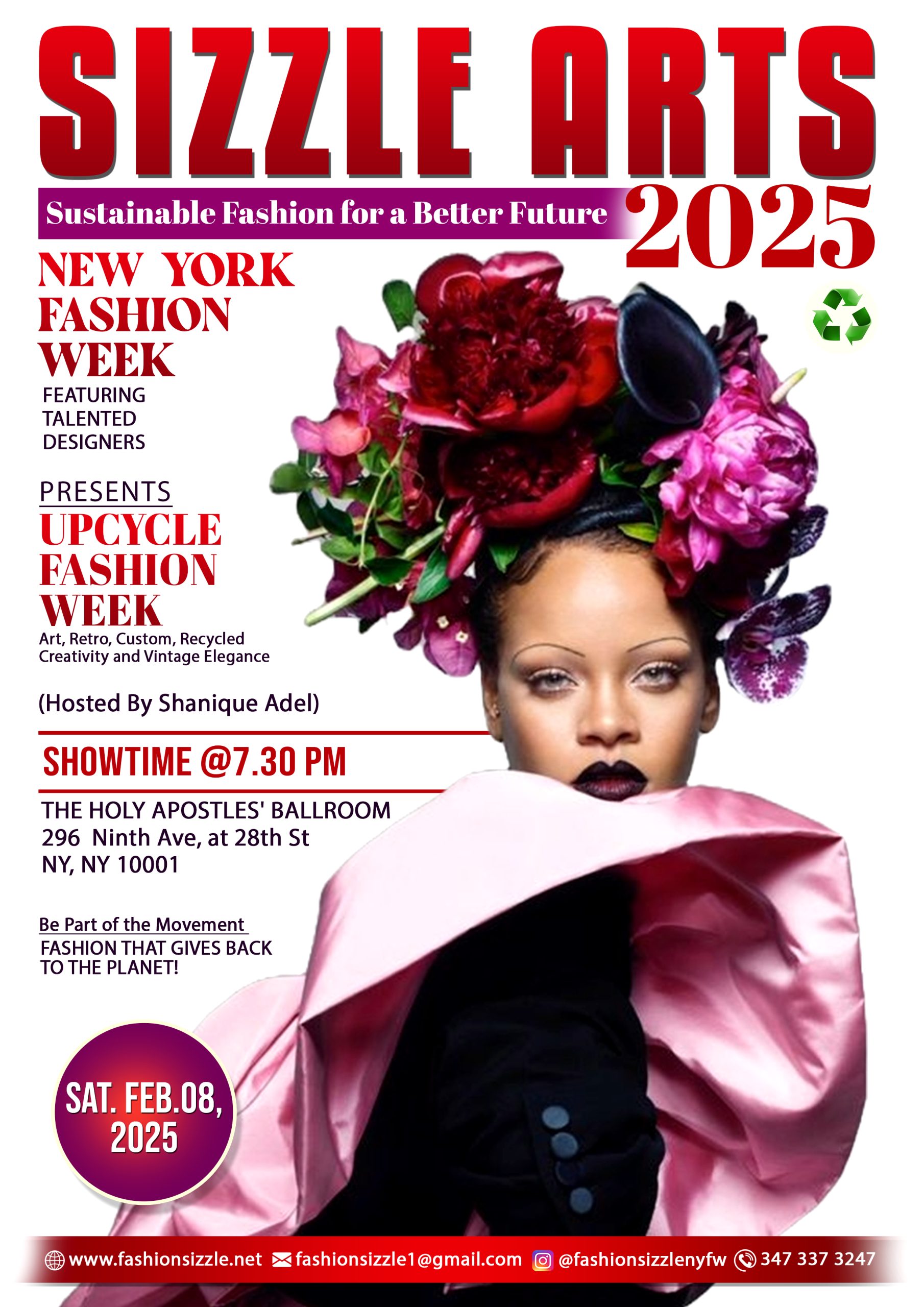Sizzle Arts Presents: NYFW Upcycle and Sustainability Show – A Groundbreaking Showcase of Eco-Fashion