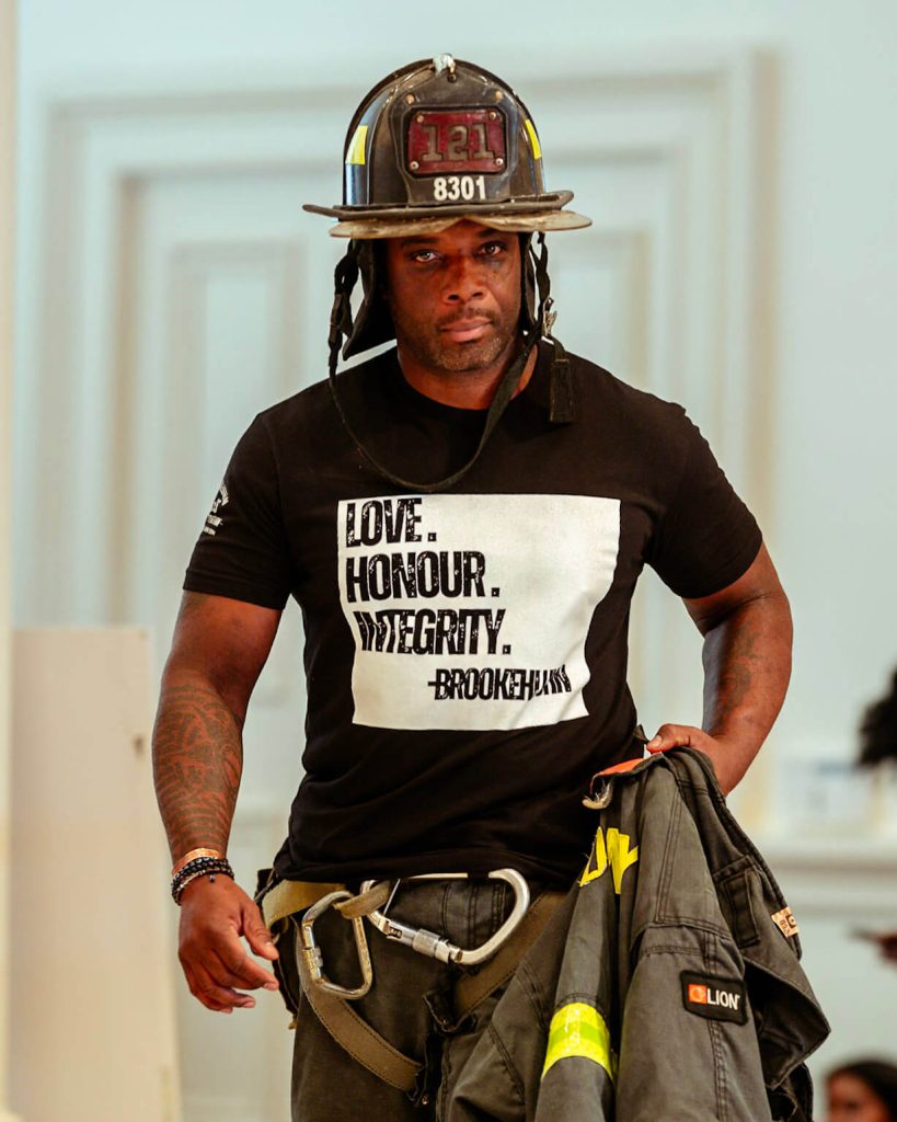 “Sizzle Arts Upcycle Fashion Week: Firefighter’s Walk for a Greener Future”